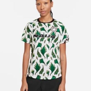 Nike Nigeria Soccer Jersey Pre Match Womens Size Small NWOT